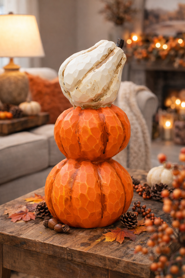 Automne dans le salon accueillant