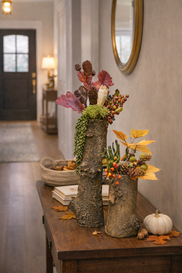 Automnal déco dans l'entrée