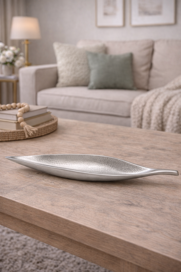 Moderne salle de séjour avec décoration raffinée