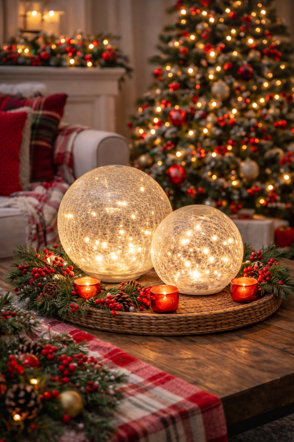 Décor de Noël chaleureux et festif