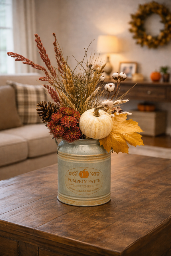 Automne chaleureux sur table en bois