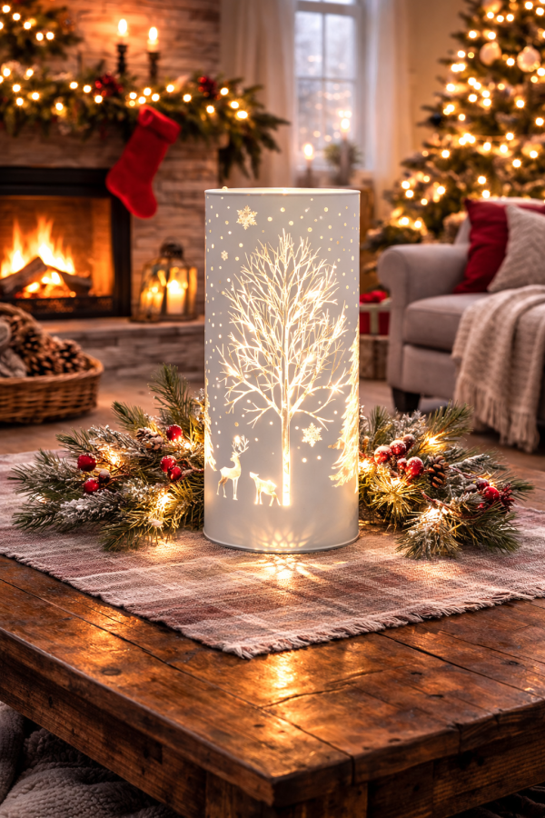 Chaleureux décor de Noël festif