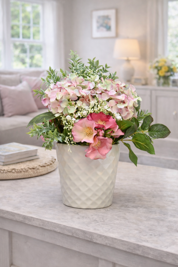 Floral beauty on a coffee table