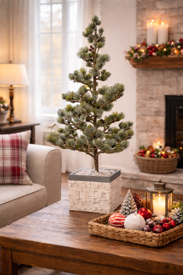 Sapin de Noël dans le salon