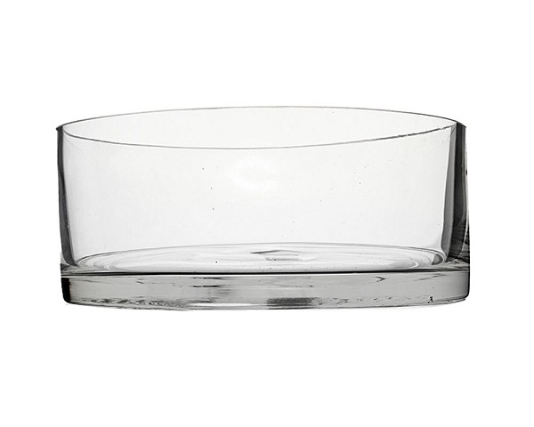 Clear Glass Bowl 8"D
