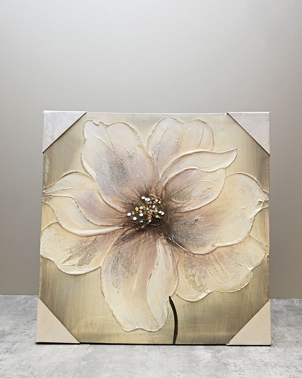 Floral Canvas Print - Left Leaning 16"H