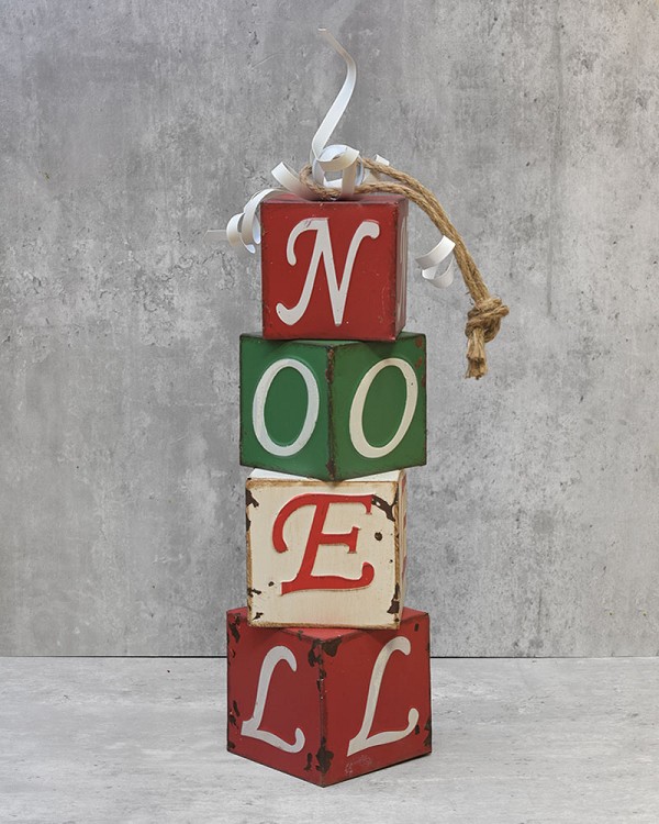 Christmas "NOEL" Block Display 18"H