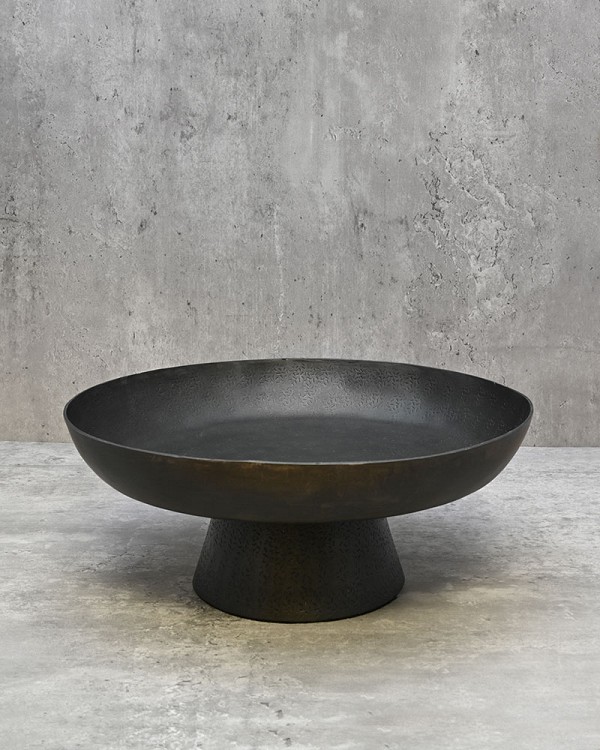 Textured Pedestal Tray 12"D