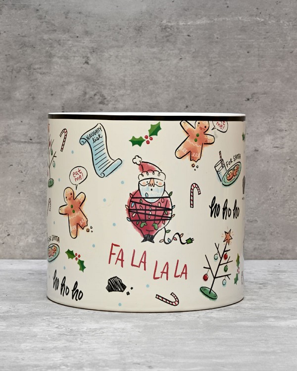 'Dear Santa' Container 6.25"H