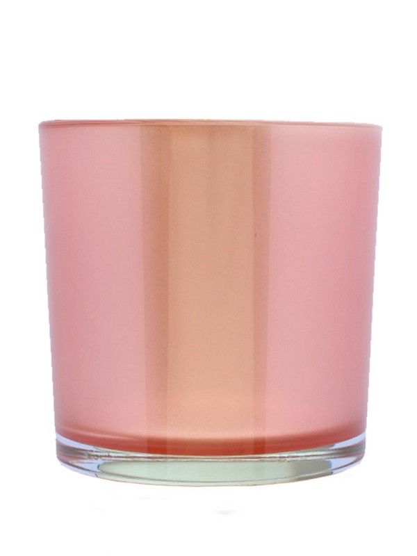 Metallic Coral Glass Vase 5.5"H