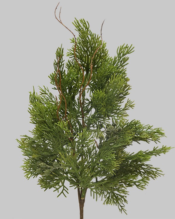 Mixed Berry Pine Pick 16" Green