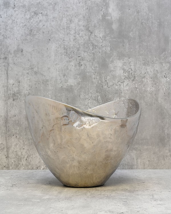 Decorative Bowl - Silver 7"H