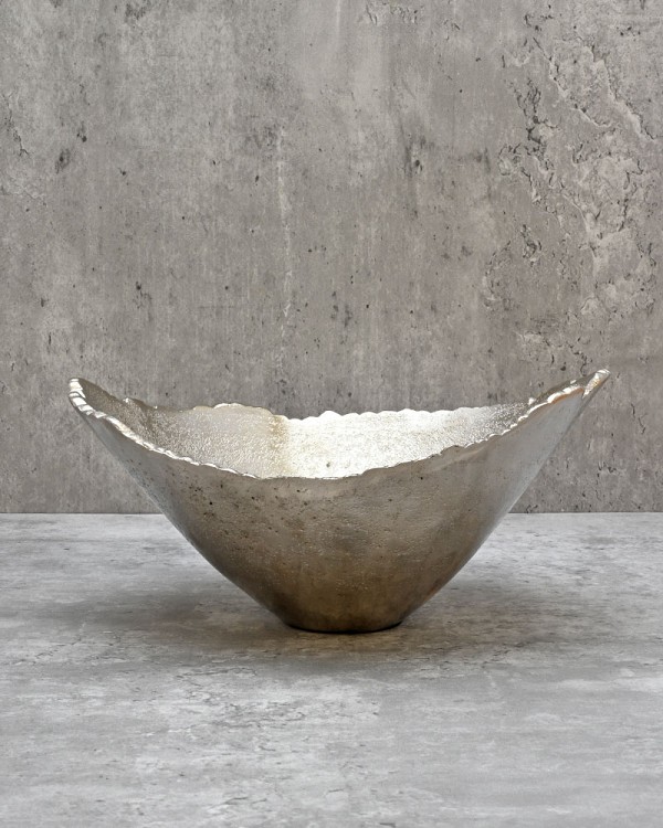 Aluminum Decorative Bowl 4.5"H