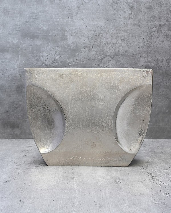 Aluminum Contour Vase 8"H