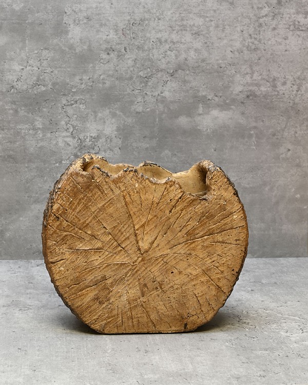 Wood Trunk - Brown 6.5"H