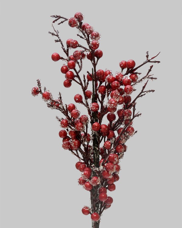 Iced Berry Branch 23.5" Red