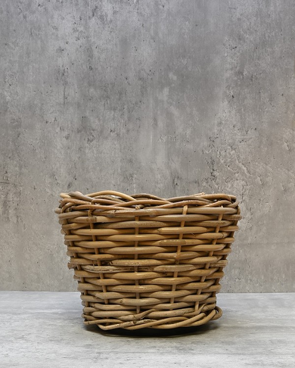 Rattan Woven Planter 10.5"D