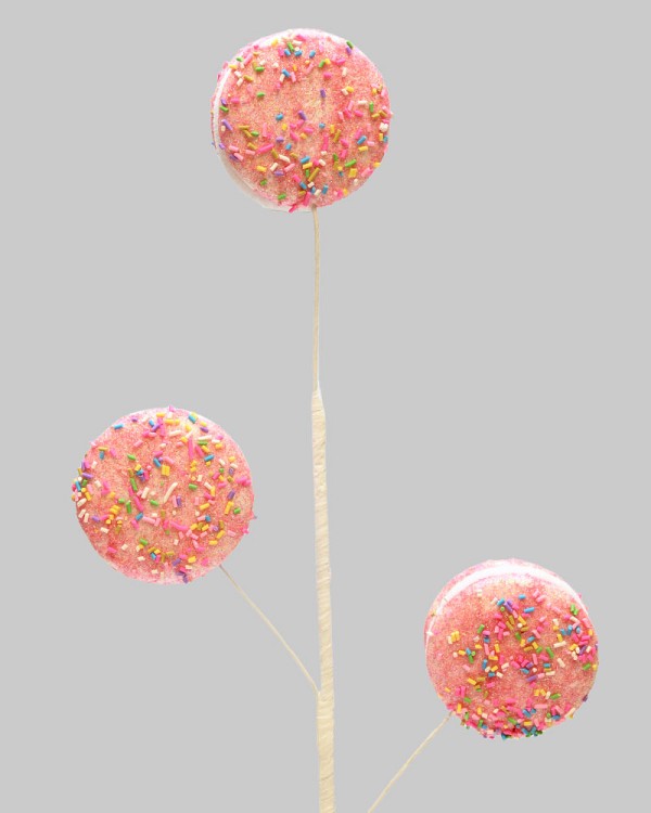 Macaroon with Sprinkles 25" Pink