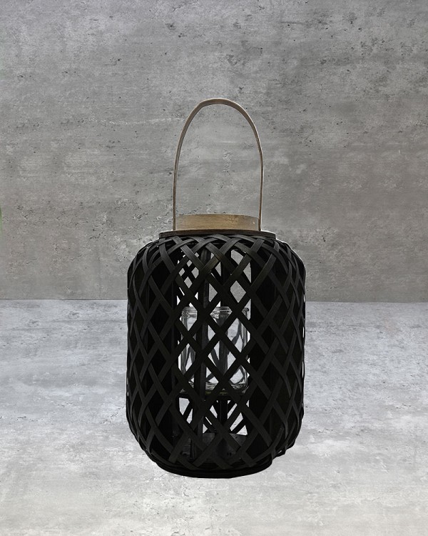 Bamboo Lantern - Large 17"H
