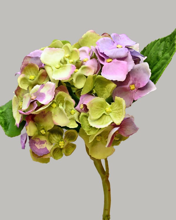 Hydrangea 18" Green/Lavender