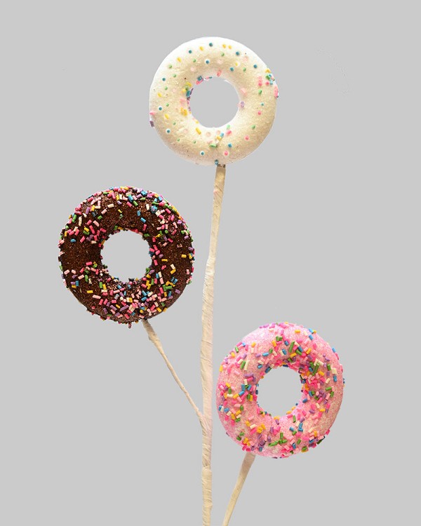 Sprinkled Donut Spray 24" Pink
